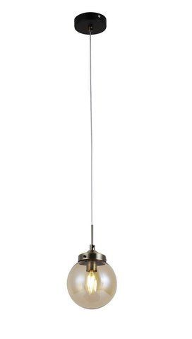 Люстра подвесная Sirius 74405/1P Antique Brass + Matte black на 1 плафон 45477 фото