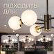 Люстра потолочная на 6 плафонов VALESO N6650/6 для гостиной и спальни Черный+Медь 47498 фото 4