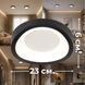 Светильник потолочный светодиодный VALESO 2941/1, LED 24W, Черный 47376 фото 3