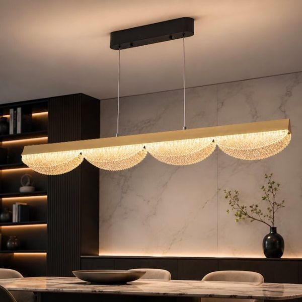 Люстра подвесная LED, 54w, VALESO,3000K/4000K/6500K с пультом и приложением LCD3176, Серебро 50949 фото