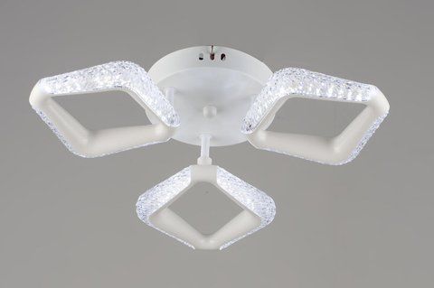 Люстра светодиодная акриловая Sirius B YH1301/3 WT 18W 46883 фото
