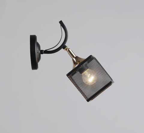 Бра настенное Sirius B N5708/1W BK+FGD 48743 фото