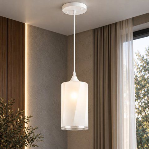 Светильник подвесной VALESO N6754/1H белый 50701 фото