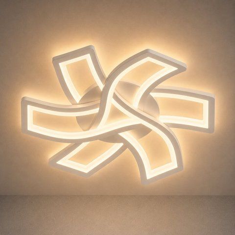 Потолочная люстра VALESO LI97018-480 WH, белая, LED 120W 54402 фото