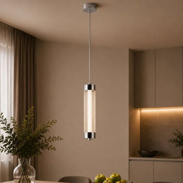 Подвесной светодиодный светильник VALESO G 2664/1P 8W Хром 47182 фото