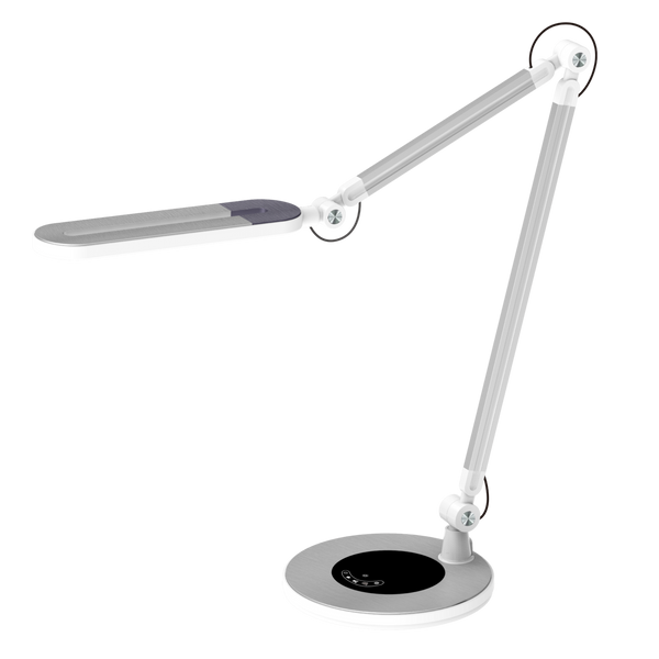 Лампа настольная светодиодная гибкая Sirius BL-1221 серебряная 45170 фото