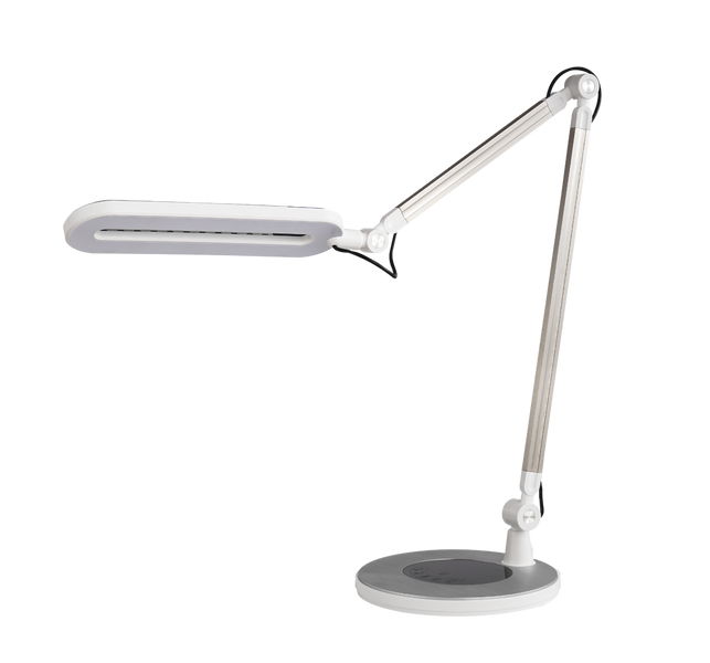 Лампа настольная светодиодная гибкая Sirius BL-1221 серебряная 45170 фото