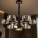 Люстра светодиодная акриловая Sirius N 3705-6 3 BLACK GD 98W 14032 фото 5