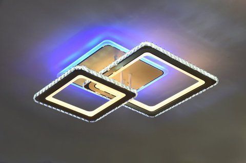 Потолочная люстра VALESO 55659/2 белая + хром, LED 54354 фото
