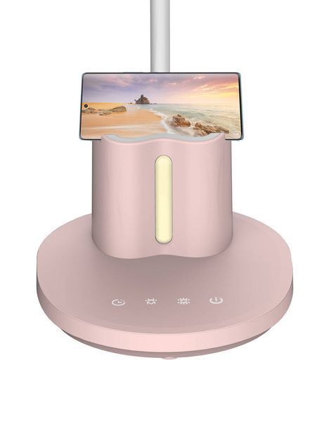 Лампа настільна гнучка світлодіодна Sirius BL-1503 рожева 45179 фото