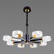 Світлодіодна акрилова люстра Sirius N 3705-8 BLACK+GD 14595 фото 4
