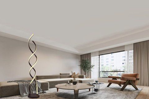Торшер светодиодный VALESO LDD1002 BK, Черный 51039 фото