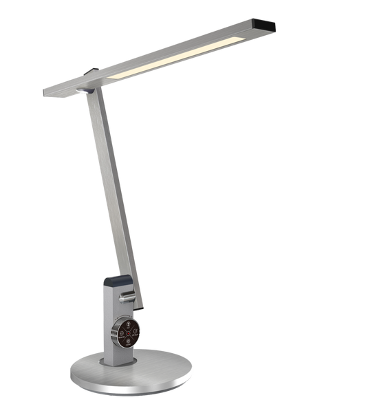Лампа настольная светодиодная гибкая Sirius BL-1167 серебряная 45180 фото