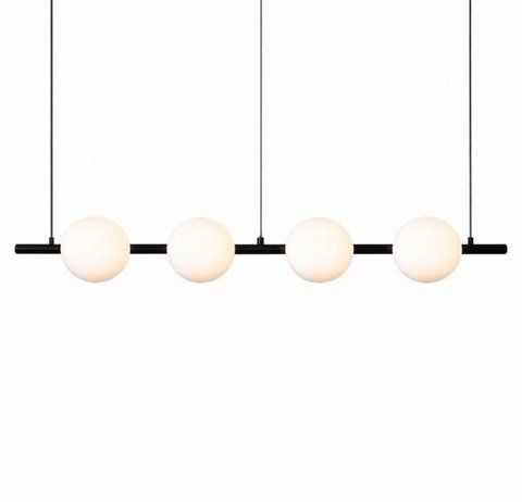 Потолочная LED люстра VALESO G5105-4, металл + акрил, чёрный, 64W, 4000Lm, CCT 54516 фото