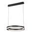 Подвесная LED-люстра VALESO G 2919/500D 108W, с пультом 2.4G с затемнением Черный+Золото 47356 фото 1