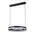 Подвесная LED-люстра VALESO G 2919/500D 108W, с пультом 2.4G с затемнением Черный+Золото 47356 фото 2