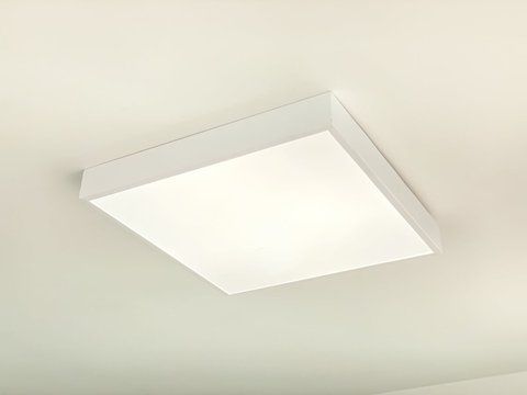 Люстра потолочная светодиодная для спальни и гостиной VALESO GLD-23415 &Oslash;400 40W с пультом белая 40865 фото